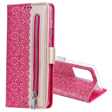 Lace Pattern Samsung Galaxy S21 Ultra 5G Wallet Case