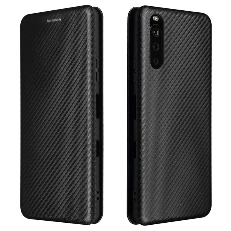 Sony Xperia Iii Xperia Iii Lite Flip Case Carbon Fiber