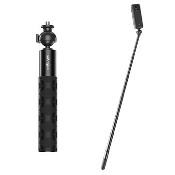 Amagisn Sports Camera Selfie Stick with Ball Head & 1/4 Screw for DJI, GoPro, Insta360 - 70cm