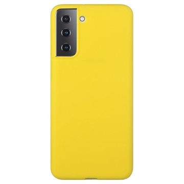 Anti-Fingerprint Matte Samsung Galaxy S22 5G TPU Case - Yellow