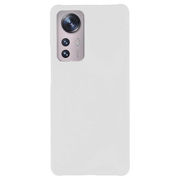 Xiaomi 12 Pro Rubberized Plastic Case - White