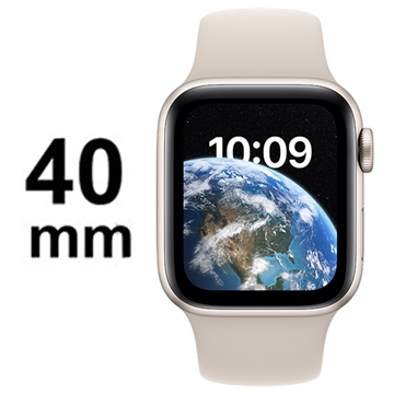 Apple Watch SE (2022) GPS MNJP3FD/A - Starlight Sport Band, 40mm - Starlight