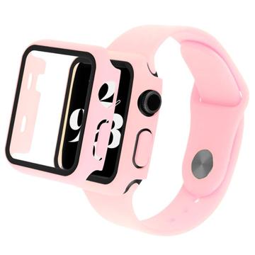 Apple Watch Series 7/8 Plastic Case with Screen Protector - 41mm - Pink