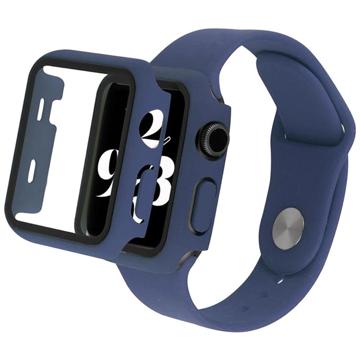 Apple Watch Series SE (2022)/SE/6/5/4 Plastic Case with Screen Protector - 40mm - Dark Blue