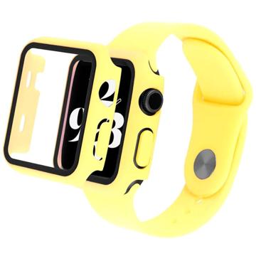 Apple Watch Series SE (2022)/SE/6/5/4 Plastic Case with Screen Protector - 40mm - Yellow