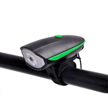 Bike Light 3 Modes USB Rechargeable 250LM LED Bicycle Lamp Flashlight Bicycle Accessories - Green