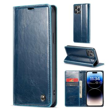 Caseme 003 Series iPhone 14 Pro Max Wallet Case - Blue