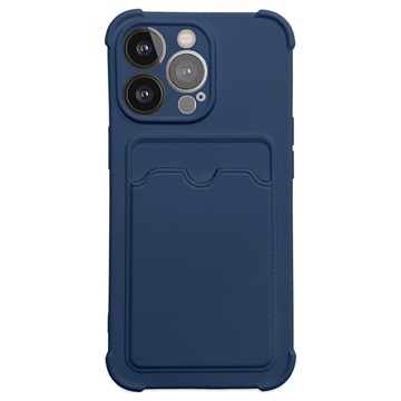 Card Armor Series iPhone 13 Pro Max Silicone Case - Navy Blue