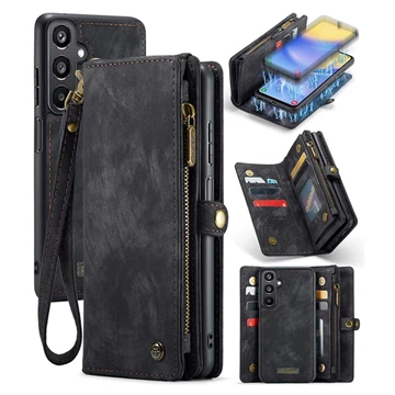 Samsung Galaxy A15 Caseme 008 2-in-1 Multifunctional Wallet Case - Black
