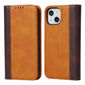 Elegance Series iPhone 14 Wallet Case - Light Brown / Brown