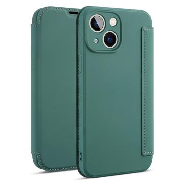 Slim Style iPhone 14 Plus Flip Case - Dark Green