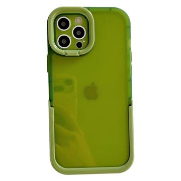 Dual Kickstand iPhone 14 Pro Hybrid Case - Green