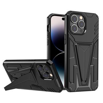 V-Shaped Magnetic iPhone 14 Pro Max Hybrid Case - Black