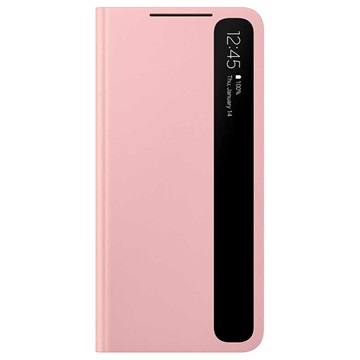 Samsung Galaxy S21 5G Clear View Cover EF-ZG991CPEGEE - Pink