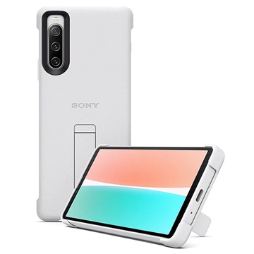 Photos - Case Sony Xperia 10 IV Style Cover with Stand XQZ-CBCCH - Grey 