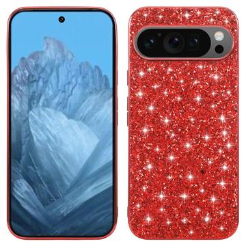 Google Pixel 9/9 Pro Glitter Series Hybrid Case - Red