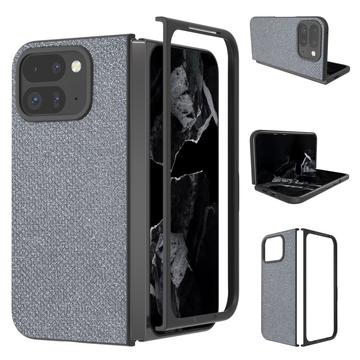 Google Pixel 9 Pro Fold Rhinestone Texture Hybrid Case - Grey