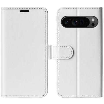 Google Pixel 9 Pro XL Wallet Case with Magnetic Closure - White