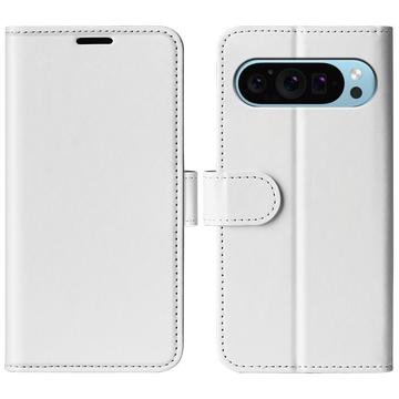 Google Pixel 9/9 Pro Wallet Case with Magnetic Closure - White