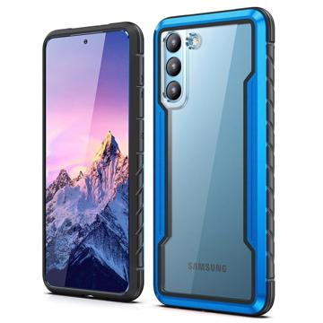 Grip Series Samsung Galaxy S22 5G Hybrid Case - Blue