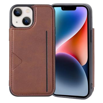 Hanman Mika iPhone 14 Case with Wallet - Brown