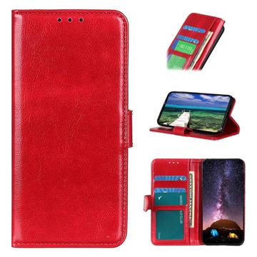 Huawei Nova 10 SE Wallet Case with Magnetic Closure - Red