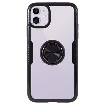 iPhone 11 Hybrid Case with Ring Holder - Black