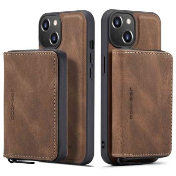 Jeehood Detachable 2-in-1 iPhone 14 Plus Case with Wallet - Brown