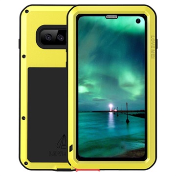 Love Mei Powerful Samsung Galaxy S10 Hybrid Case - Yellow