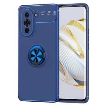 Huawei Nova 10 Pro Magnetic Ring Holder Case - Blue