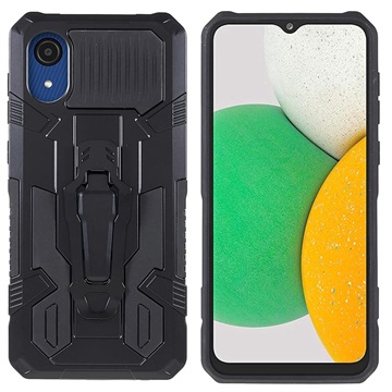 MechWarrior Project Samsung Galaxy A03 Core Hybrid Cover - Black