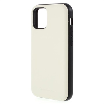 Mercury Goospery Magnetic Door iPhone 12 Mini TPU Case - White