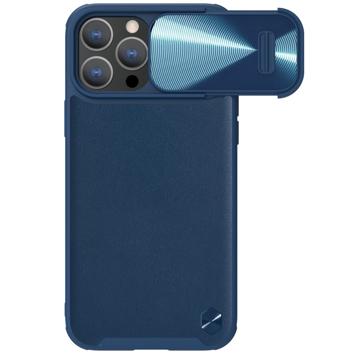 Nillkin CamShield S iPhone 14 Pro Leather Coated Case - Blue