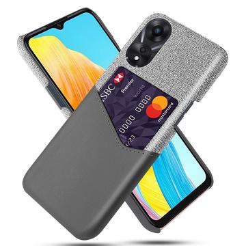 Oppo A18/A38 KSQ Case with Card Pocket - Grey