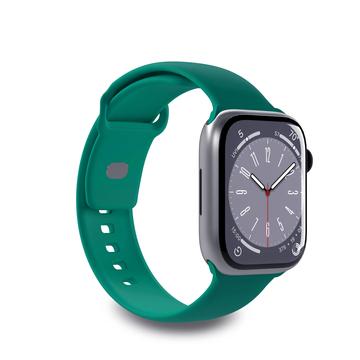 Puro Icon Apple Watch Series 8/SE (2022)/7/SE/6/5/4/3/2/1 Silicone Band - 41mm/40mm/38mm - Dark Green