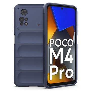 Rugged Series Xiaomi Poco M4 Pro TPU Case - Blue