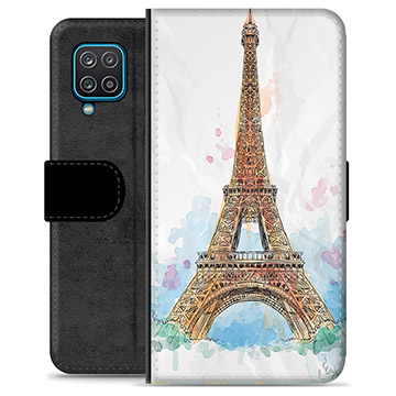 Samsung Galaxy A12 Premium Wallet Case - Paris