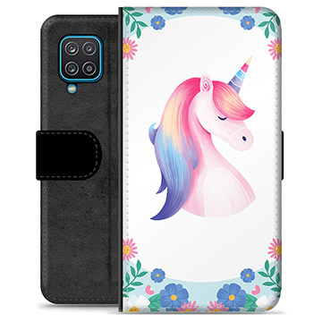 Samsung Galaxy A12 Premium Wallet Case - Unicorn