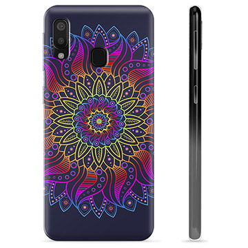 Samsung Galaxy A20e TPU Case - Colorful Mandala