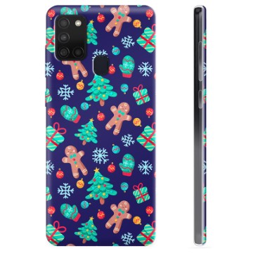 Samsung Galaxy A21s TPU Case - Gingerbread Man