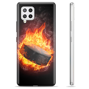 Samsung Galaxy A42 5G TPU Case - Ice Hockey