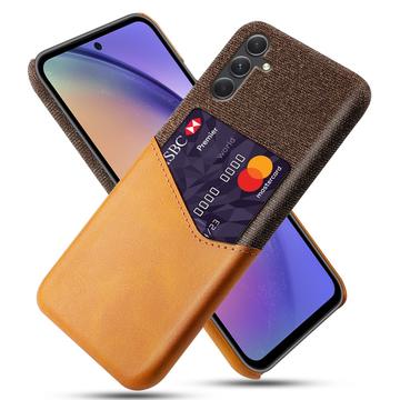 Samsung Galaxy A55 KSQ Case with Card Pocket - Orange