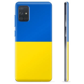 Samsung Galaxy A71 TPU Case Ukrainian Flag - Yellow and Light Blue