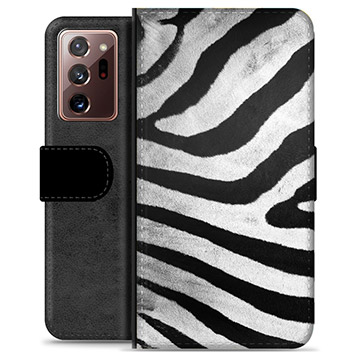 Samsung Galaxy Note20 Ultra Premium Wallet Case - Zebra
