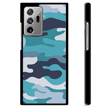 Samsung Galaxy Note20 Ultra Protective Cover - Blue Camouflage