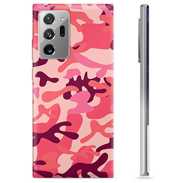 Samsung Galaxy Note20 Ultra TPU Case - Pink Camouflage
