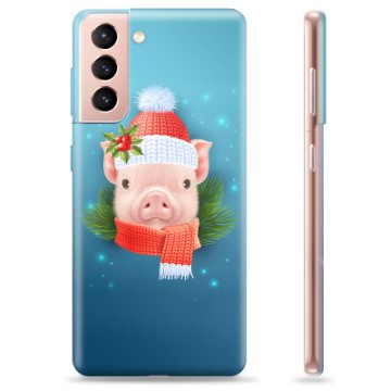 Samsung Galaxy S21 5G TPU Case - Winter Piggy