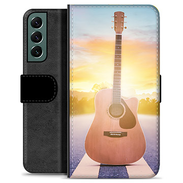 Samsung Galaxy S22+ 5G Premium Wallet Case - Guitar