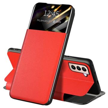 Samsung Galaxy S22+ 5G Front Smart View Flip Case - Red