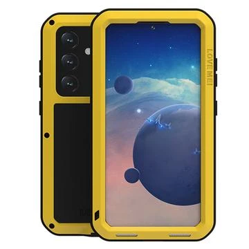 Samsung Galaxy S24 Love Mei Powerful Hybrid Case - Yellow